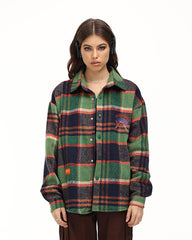 Knowing Eye Plaid Oversized Shirt