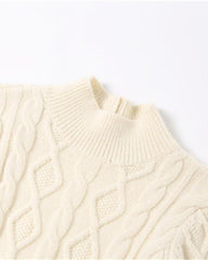 Purity Cable Knit Cut Out Dress