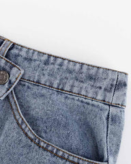 Charlise Slit Maxi Denim Skirt