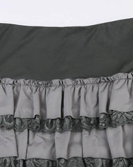 Nightsky Moon Ruffled Skirt