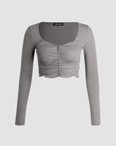 Noho Ribbed Square Neck Top