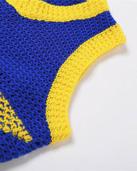 Shining Star Crochet Skirt Coord Set