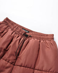 Gingerbread High Waisted Puffer Trousers