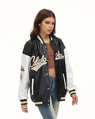 California Campus PU Leather Jacket