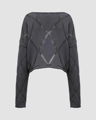 Eminence Shadow Cropped Sweater