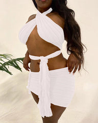 Bad Girl Blade Halter Coord Set