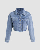 Clique Classic Argyle Denim Jacket