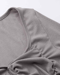 Noho Ribbed Square Neck Top