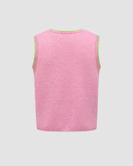 Daisy Plush Sweater Vest
