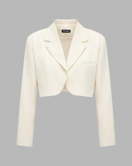 Xana Cropped Lapel Blazer