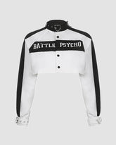 Psycho Battle Cropped Racer Jacket