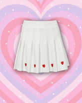 Heart Gazing Pleated Skirt