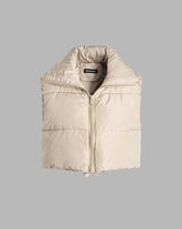 Mochalotta Cropped Puffer Vest