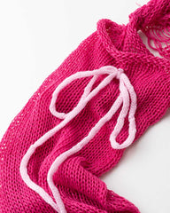 Gooseberry Picker Knit Halter with Sleeves