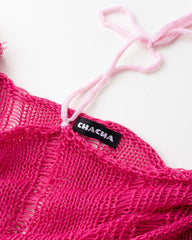 Gooseberry Picker Knit Halter with Sleeves