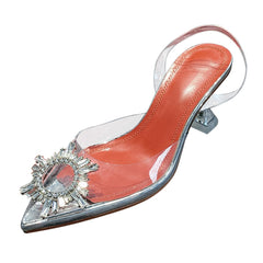 Transparent Pvc High Heel Fashion Sandals