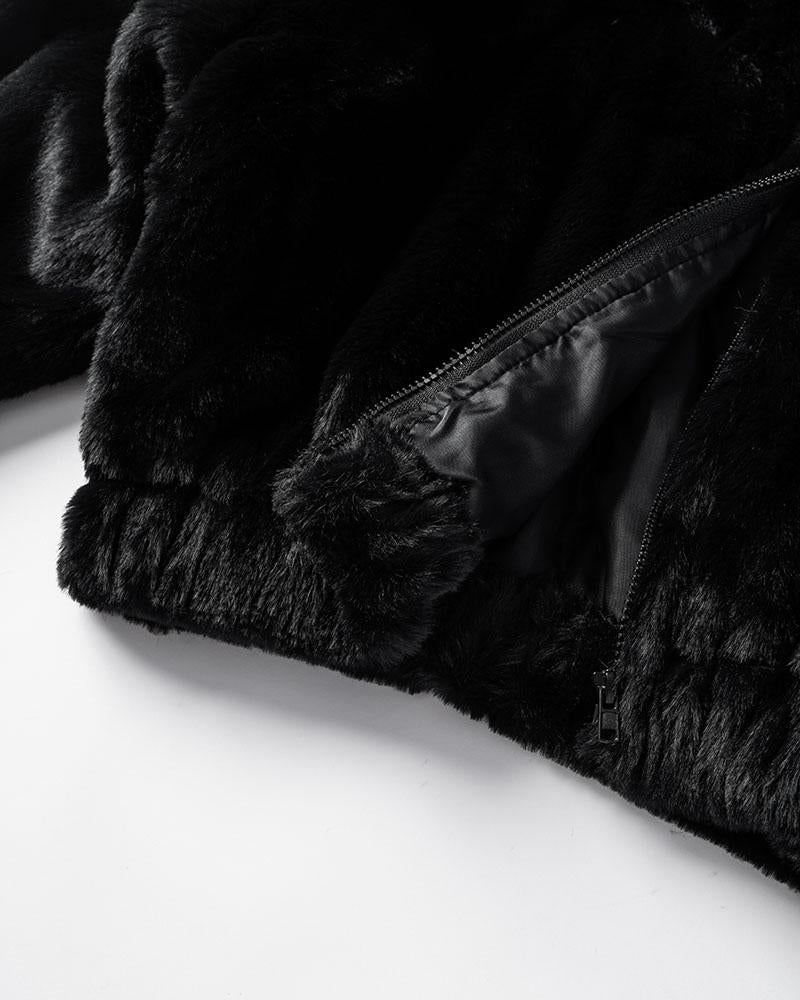 Nordica Cropped Teddy Jacket