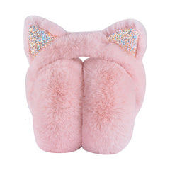 Cute Kawaii Sequin Cat Ears Earmuffs Gifts