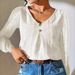 Eloise Eyelet Shirt Top