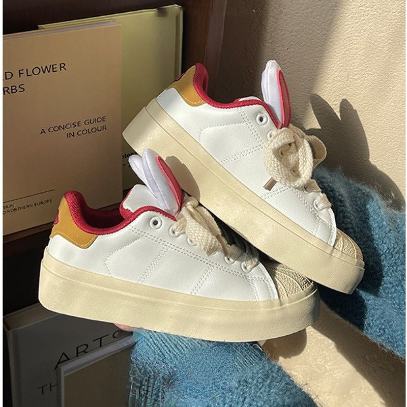 Mixy Rabbit Shoe Womens Cute Bunny Rabbit Ear Sneakers Shoes – Baly Shop
