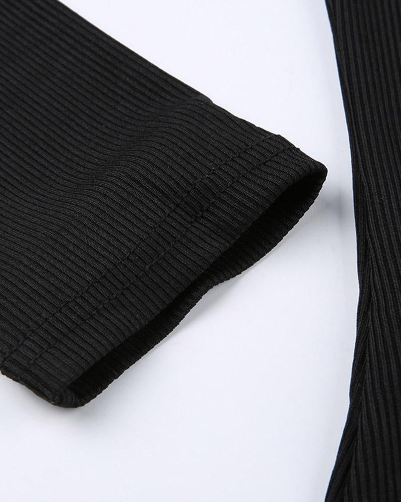 One Shoulder Slim Fit T-Shirt