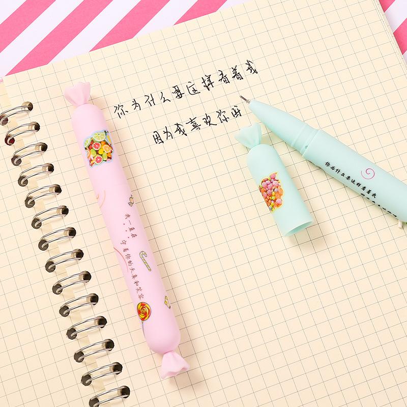 Kawaii Japanese Sausage Neutral Black Pen