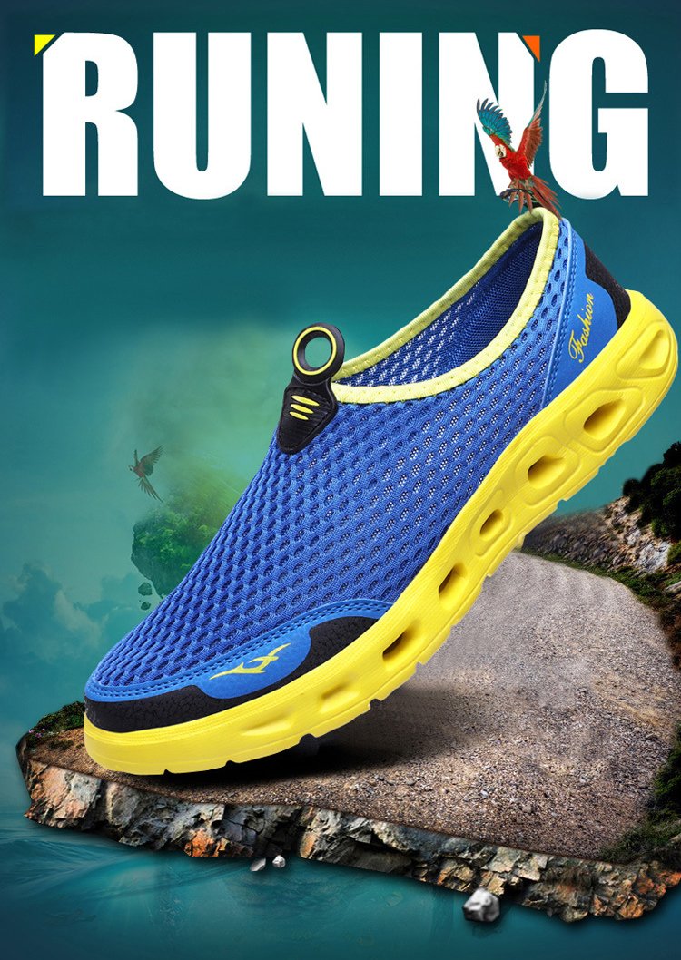 Men Honeycomb Mesh Quick Drying Beach Water Sandals