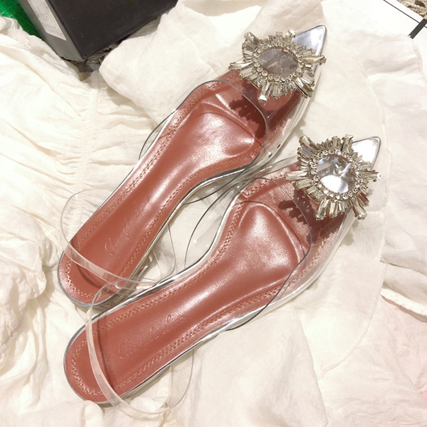 Transparent Pvc High Heel Fashion Sandals