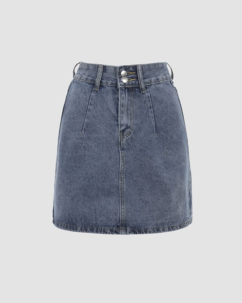 Denim For Days Skirt