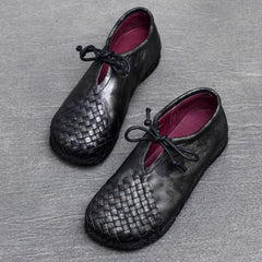 Handmade Leather Shoes for Soft Sole Shoes Flat