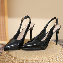 Slingback Pointed Toe Pump High Heels