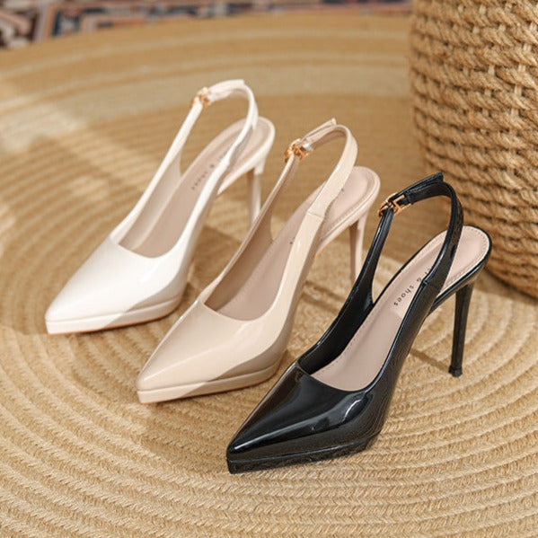 Slingback Pointed Toe Pump High Heels