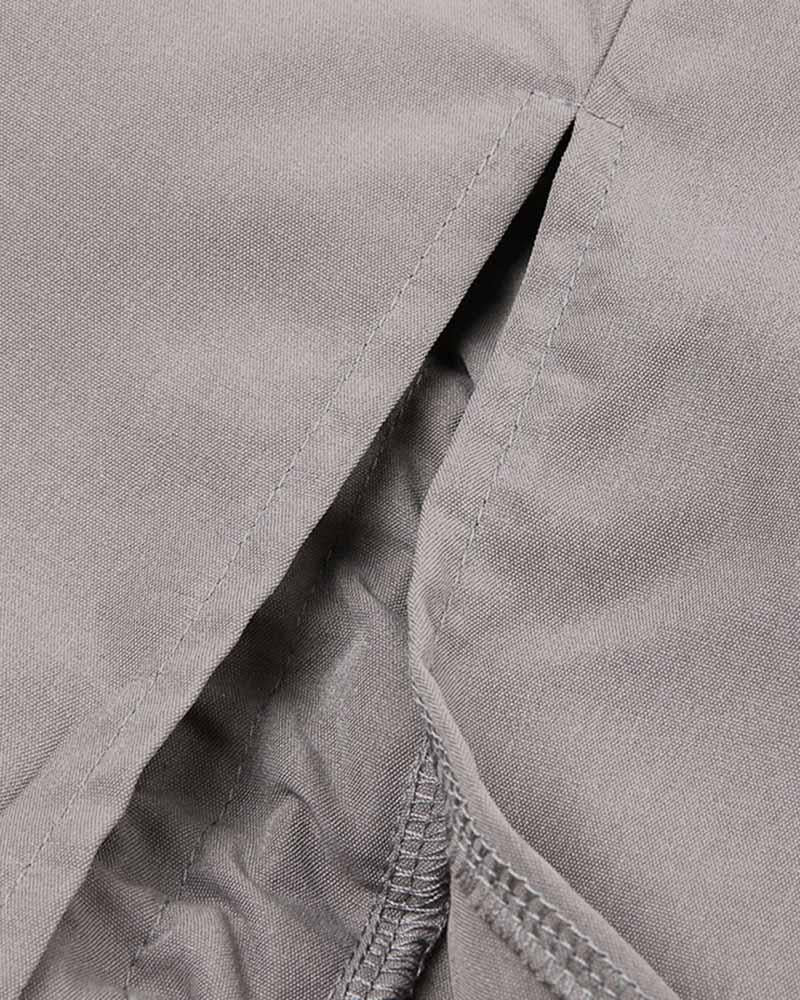 Jagged Ruffle Maxi Cargo Skirt