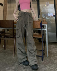 Forest Astral Oversized Cargo Pants