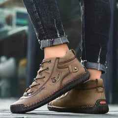 Men's Fiber Large Size Breathable Outdoor Casual Shoes