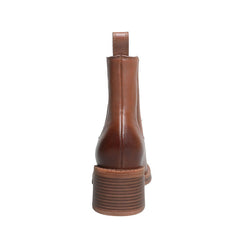 Women's Pointed Leather Handmade Chelsea Boot