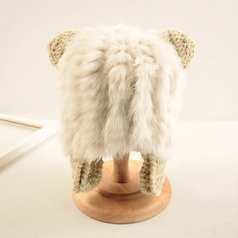 Sweet and Cute Cat Ears Woolen Hat