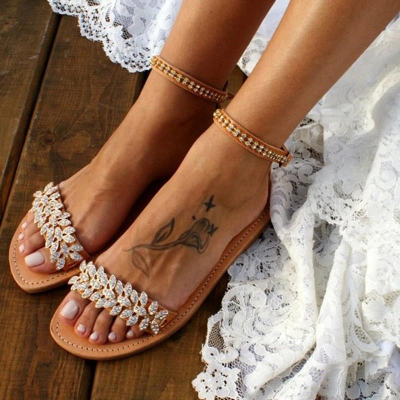 Women's Summer Flat Sandals Beach Sandals