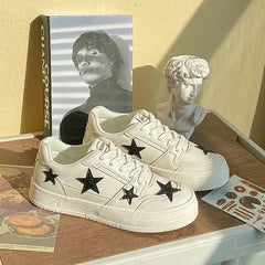 Platform Star Lace Up Sneakers