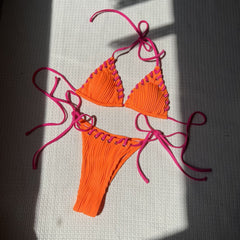 Zahara Sunset Lace-Up Bikini
