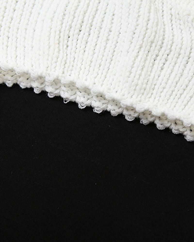 Off-Shoulder Crochet Cami Top