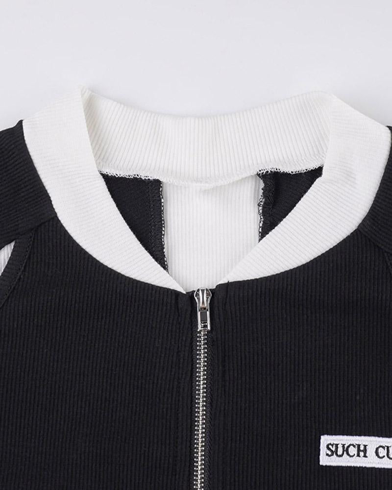 Colorblock Long Sleeve Tee