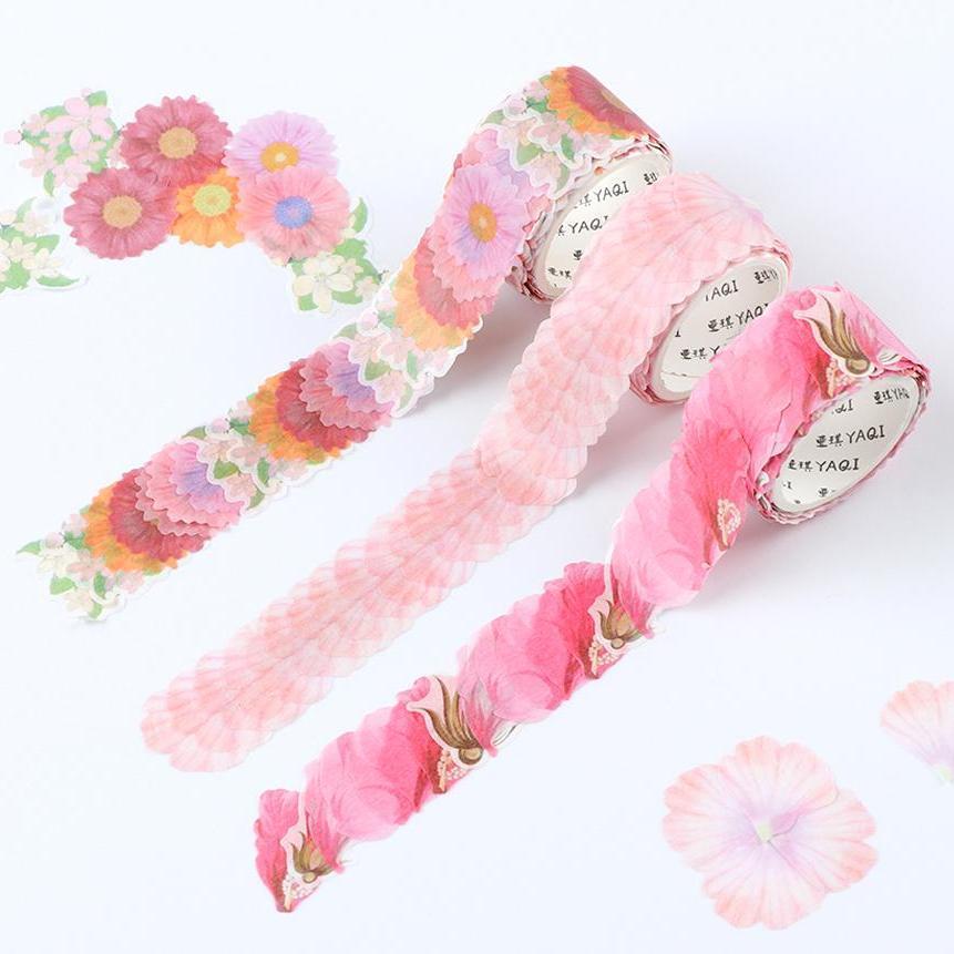 Flower Petal Masking Roll Sticker