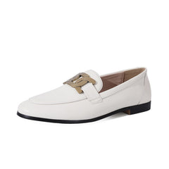Classic Leather Flat Loafers