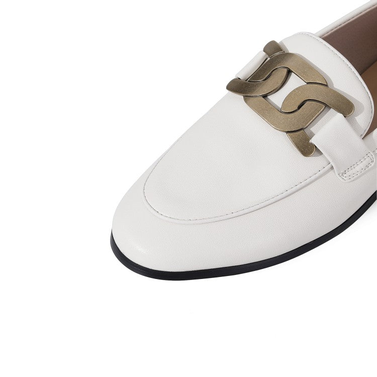 Classic Leather Flat Loafers