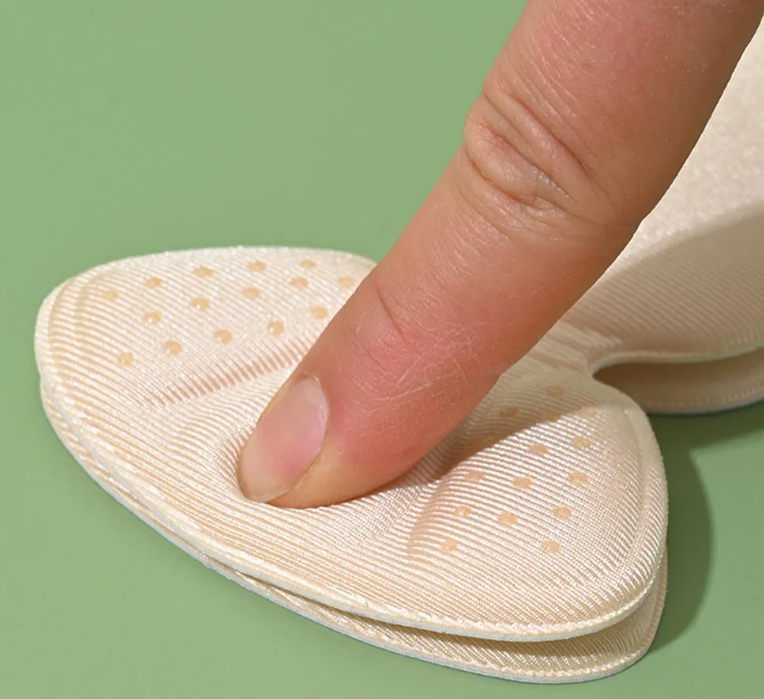 T-Shape Shoe Heel Insoles Foot Heel Pad Adjustable Antiwear Feet Inserts Insoles Heel Protector