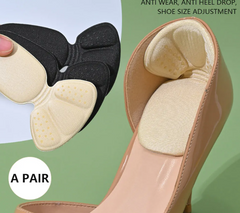 T-Shape Shoe Heel Insoles Foot Heel Pad Adjustable Antiwear Feet Inserts Insoles Heel Protector