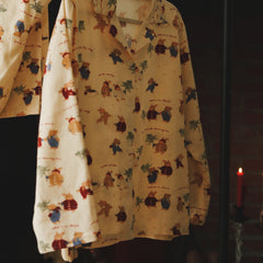 Christmas Pajamas PJS Bunny Christmas Presents