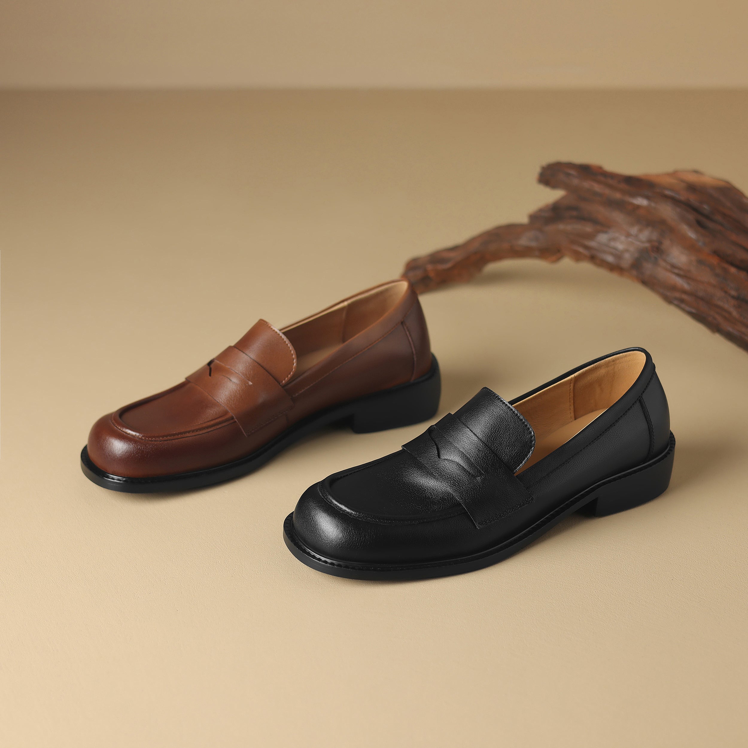 Handmade Loafers Comfortable Leather Shoes