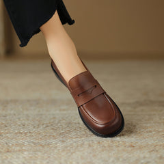 Handmade Loafers Comfortable Leather Shoes